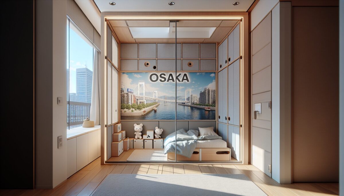 SCENE: 大阪の子供部屋リノベーションで、将来を見据えた可動式間仕切り壁の部屋